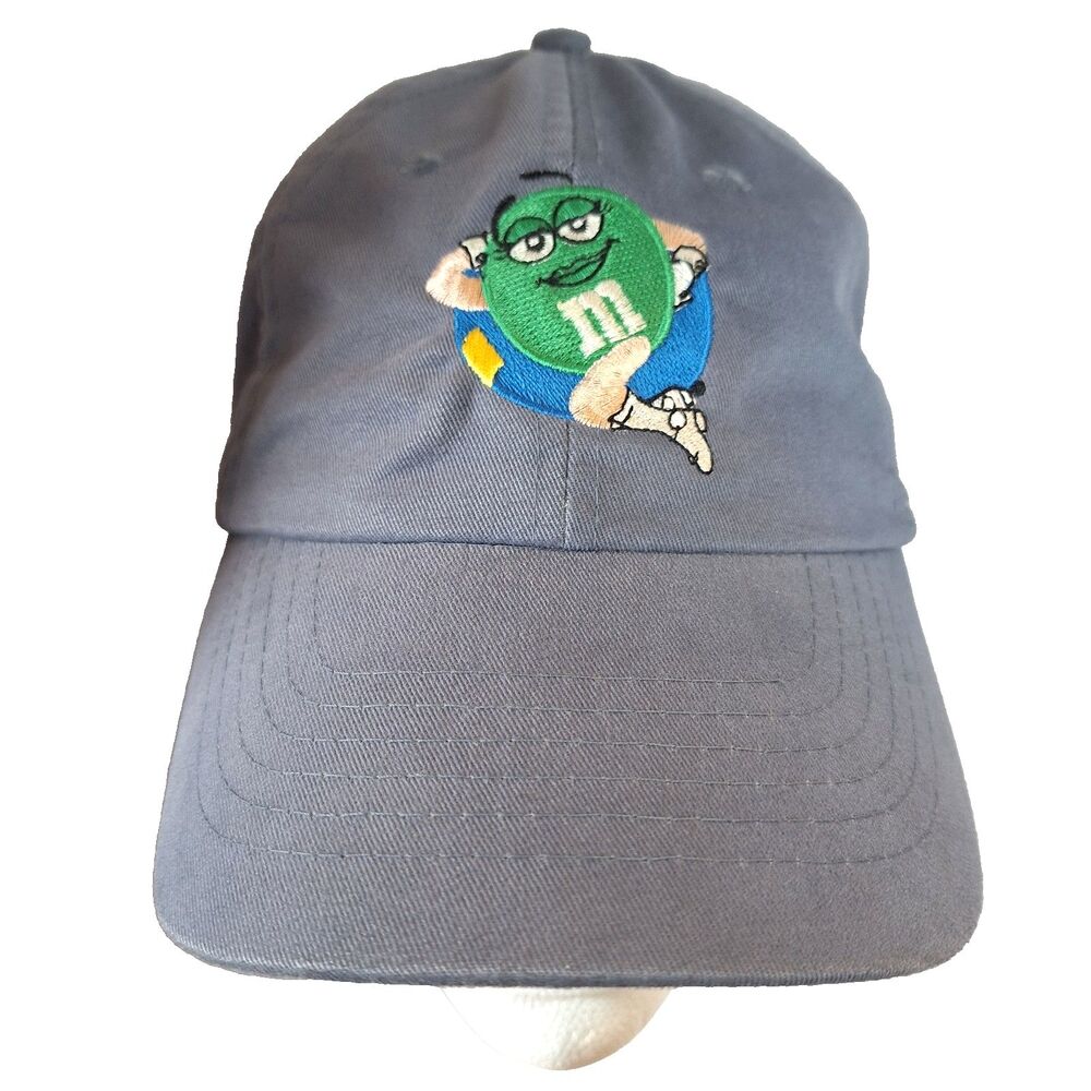 Vintage 90s M&M's Hat M&M World Las Vegas Embroidered Adjustable Strap Cap/hat